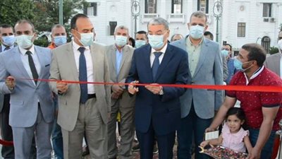 محافظ المنيا يفتتح عددا من أعمال تطوير كورنيش النيل