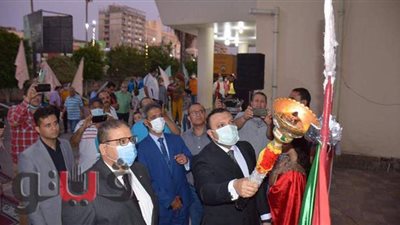 نائب محافظ الدقهلية يوقد شعلة أولمبياد الطفل المصري في نسخته الثالثة 2021