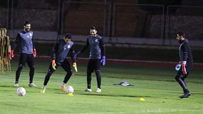 المصري يختتم استعداداته لمواجهة الزمالك بالدوري | الصور