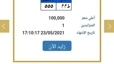 تبدأ من 65 لـ 100 ألف.. أسعار اللوحات المميزة في مايو