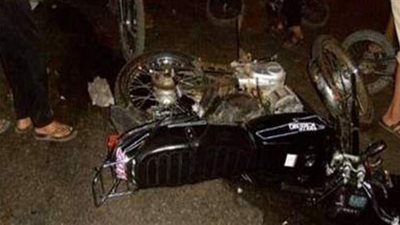 إصابة أب وطفليه في انقلاب موتوسيكل بكورنيش مطروح