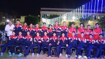 تكريم فريق بورسعيد لكرة اليد عقب حصوله على بطولة الجمهورية مواليد 2006 | صور