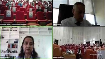 جامعة بنها تختتم فعاليات المدرسة الدولية الافتراضية بالتعاون مع 