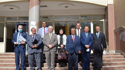 حقوق المنصورة تستقبل لجنة قطاع الدراسات القانونية بوزارة التعليم العالي