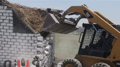 إزالة 12 حالة تعدٍ بمركزي الواسطى وإهناسيا في بني سويف