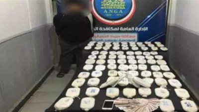 ضبط 112 طربة حشيش بحوزة عناصر إجرامية بالبحيرة والدقهلية