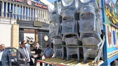 محافظ الدقهلية يدعم مستشفى الرمد بالمنصورة بمقاعد لانتظار متلقي لقاح كورونا