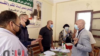 تطعيم معلمي أبوكبير ضد كرونا