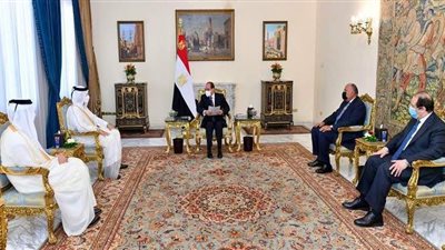 السيسي لوزير خارجية قطر: نحرص على تحقيق التعاون والبناء ودعم التضامن العربي