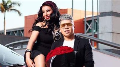 سمية الخشاب تنشر صورة جديدة برفقة عمر كمال من كواليس أغنية 