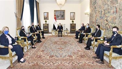 السيسي لوزير خارجية أمريكا: يجب العمل على استئناف المفاوضات بين الفلسطينيين والإسرائيليين.. والتوصل إلى اتفاق ملزم بشأن سد النهضة