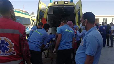 مصرع طفلة وإصابة 9 آخرين فى انقلاب ميكروباص بوسط سيناء