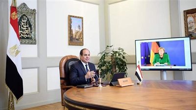 السيسي وميركل يتوافقان على خروج المرتزقة والميليشيات المسلحة من ليبيا | فيديو