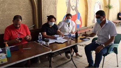 الكنيسة الأسقفية بالجيزة تنظم حملة لتلقي لقاح كورونا