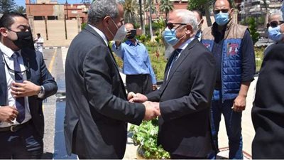 محافظ بورسعيد يستقبل وزير التموين | فيديو