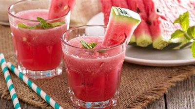 طريقة عمل عصير البطيخ