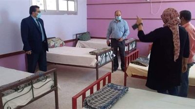 وكيل تعليم جنوب سيناء يتفقد استراحات الدبلومات الفنية برأس سدر
