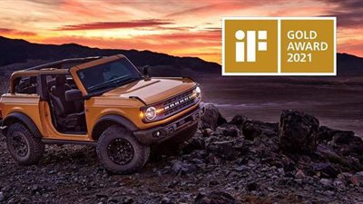 فورد برونكو تحصد جائزة iF الذهبية للتصميم لعام 2021