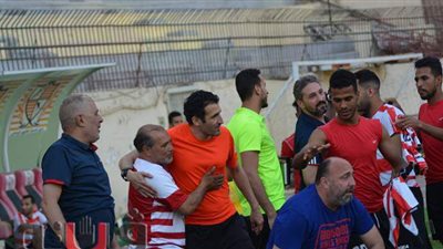 فرحة لاعبي البلدية وجهازهم الفني بالفوز القاتل على دمنهور بالقسم الثاني | صور