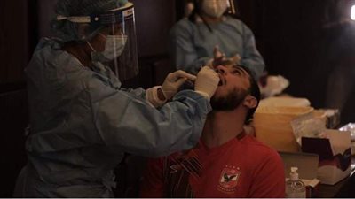 سلبية المسحة الطبية لبعثة الأهلي قبل مباراة نهضة بركان