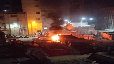 السيطرة على حريق بكابينة سيارة قمامة بمجلس مدينة طوخ في القليوبية