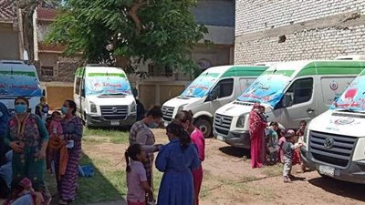 تقدم الخدمات العلاجية لـ 1525 مواطنا ضمن قافلة طبية بالمنيا