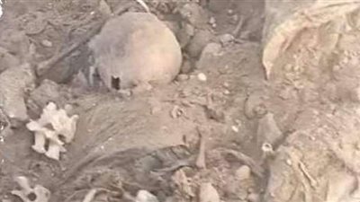 سر العثور على جماجم ورفات موتى بطريق قليوب الحر