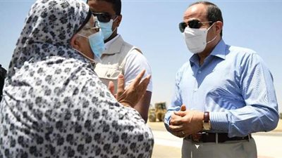 سيدة للرئيس: ربنا يكفيك شر المرض عاوزة علاج وعربية معاقين.. والسيسي: من عيني