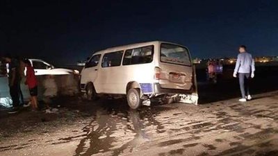 مصرع شخص في تصادم سيارتين بطوخ