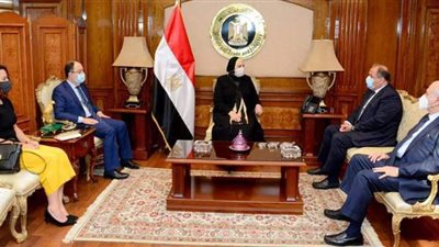 وزيرة التجارة تبحث مع رئيس المجلس الاقتصادي اللبناني سبل تعزيز الاستثمارات المشتركة