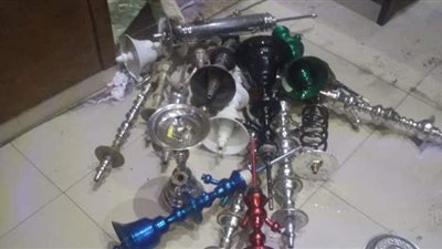 تحرير 5 محاضر مخالفات وضبط 27 شيشة في الوراق | صور