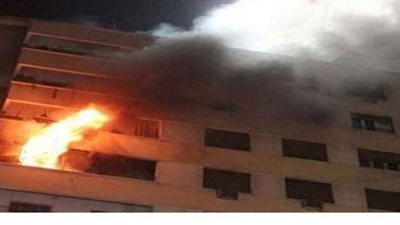 انتداب المعمل الجنائي لمعاينة حريق عقار في الزيتون