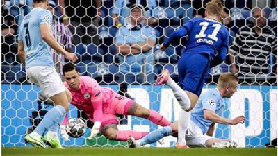 تشيلسي يتقدم على مانشستر سيتي 0/1 في الشوط الأول بنهائي دوري أبطال أوروبا