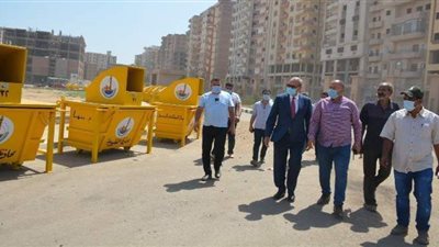 محافظ القليوبية يتابع تسلم 70 صندوق قمامة حضاريا وصديقا للبيئة ببنها