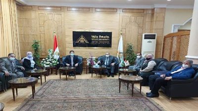 جامعة بنها تستقبل فريق الاعتماد البرامجي لكلية التربية