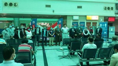 قافلة طبية لتطعيم العاملين بمطار أسيوط الدولي باللقاح المضاد لـ كورونا