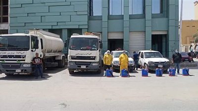 تطهير مستشفى أم المصريين وقصر الثقافة بالجيزة وأسواق الجملة | صور