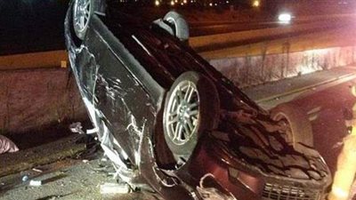 إصابة ٣ سيدات وطفل في حادث انقلاب سيارة بالإسماعيلية