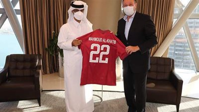 الخطيب في ضيافة رئيس الاتحاد القطري لكرة القدم