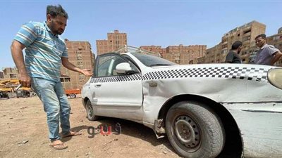 سائق تاكسي أحد ضحايا حريق مخزن الهرم: عربيتي اتدمرت | فيديو