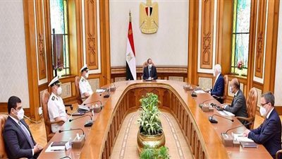 السيسي يستقبل رئيس لورسن الألمانية ويتابع جهود توطين الصناعات البحرية | فيديو