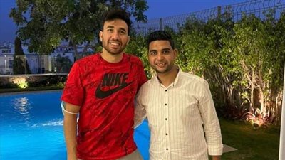 تريزيجيه يبدأ رحلة علاجه بأحد مراكز العلاج الطبيعي بالقاهرة | صورة