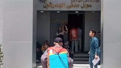 100 معدّة تشارك في حملات التعقيم بأحياء الجيزة | صور