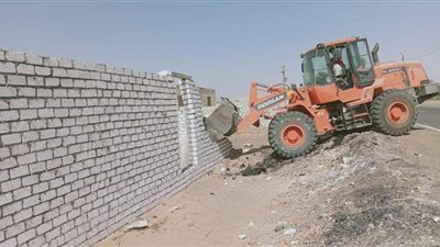 إزالة 46 تعد على نهر النيل بأطفيح والواحات | صور