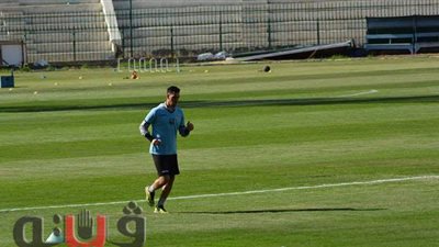 تدريب منفرد لمحمود رضا بالمحلة بعد إصابته في مباراة المقاصة | صور