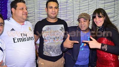 بالصور.. نجوم الفن الشعبي في عيد ميلاد ابنة المنتج محمد جمعة