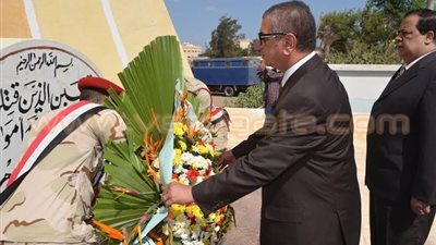 بالصور.. محافظ كفر الشيخ وقيادات عسكرية يحتفلون بذكرى نصر أكتوبر