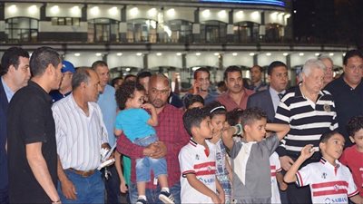 بالصور.. مجلس الإدارة يفتتح حمامات السباحة الجديدة بالزمالك