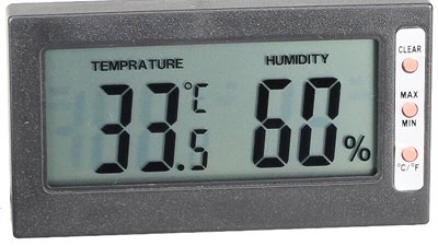 طرح جهاز جديد لقياس درجة الحرارة والرطوبة في غرفة الطفل