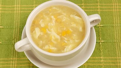 طريقة إعداد شوربة الذرة بالدجاج والصويا من الشيف راشيل